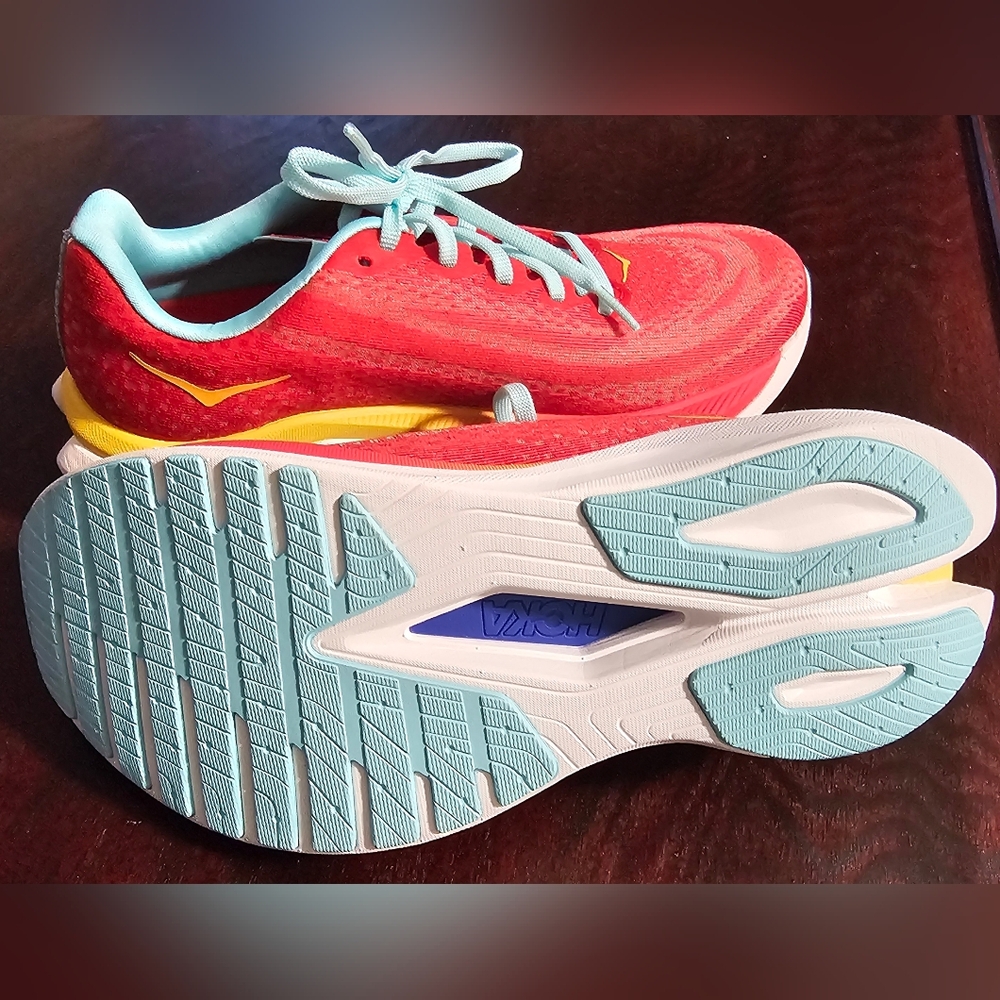 NEW/NWOT Hoka Mach X - Women’s 7B - Cerise/Cloudless - Picture 5 of 6